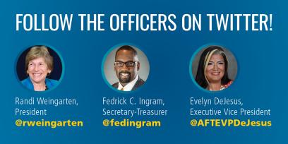 Follow the AFT officers