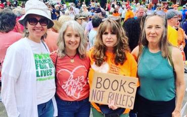 Newtown teachers at March For Our Lives rally.