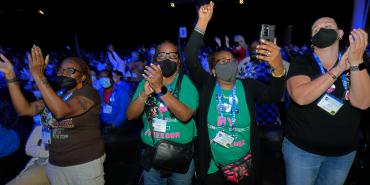 delegates at the 2022 AFT Convention in Boston