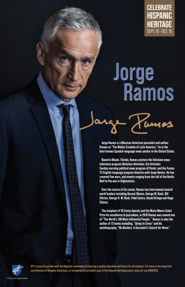 AFT's HHM 2022 poster of Jose Ramos