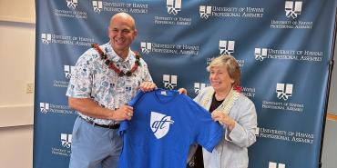 UHPA Executive Director Christian Fern and AFT President Randi Weingarten.