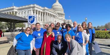 healthcare members rally for safe staffing