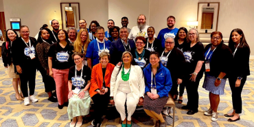 Parte de la delegación de la AFT en la conferencia NABE