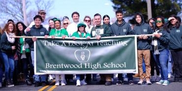 Take a Look at Teaching group with banner