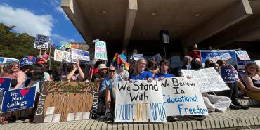 UFF Lawsuit New College Protest