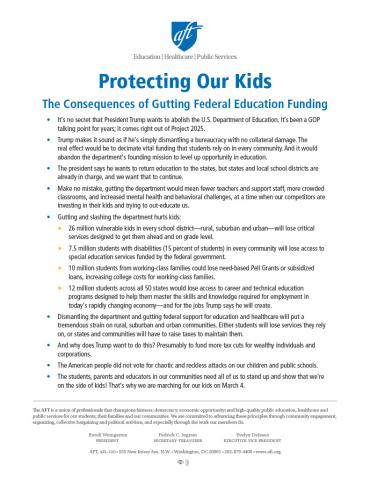 ED protect kids fact scheet