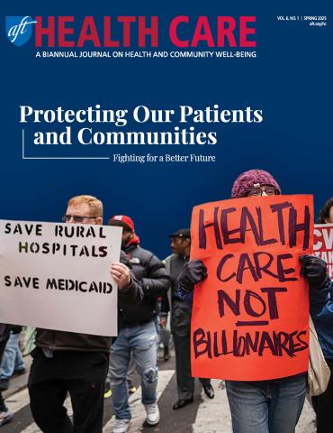 AFT Health Care Spring 2025 Cover