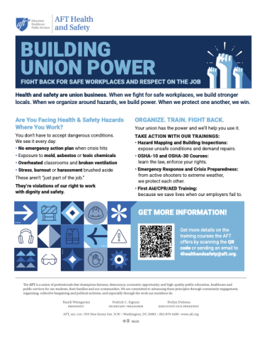 Building Union Power: Fight Back for Safe Workplaces and Respect on the Job