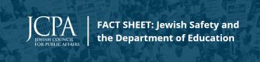 Fact sheet: Jewish Safety and the DoE