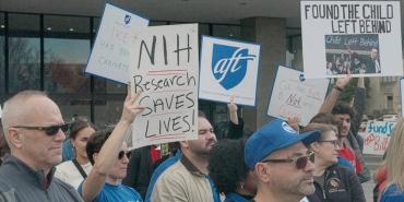 Higher Ed protest