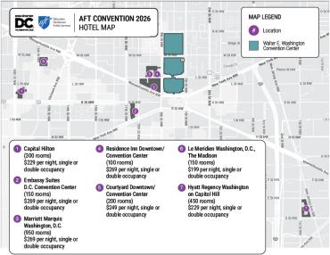 Convention 2026 hotel map