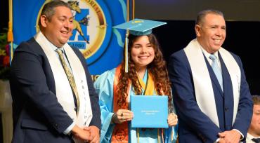 Student with scholarship