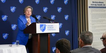 Weingarten at the National Press Club in Washington, D.C., on May 27. Photo credit: Suzannah Hoover