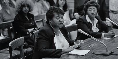 Lorretta Johnson testifies