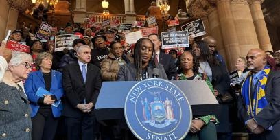 Redetha Abraham-Nichols, a registered nurse who came to Downstate in 2001 and is now president of the hospital's UUP chapter, says the community and its advocates have had to fight to keep the hospital open before.