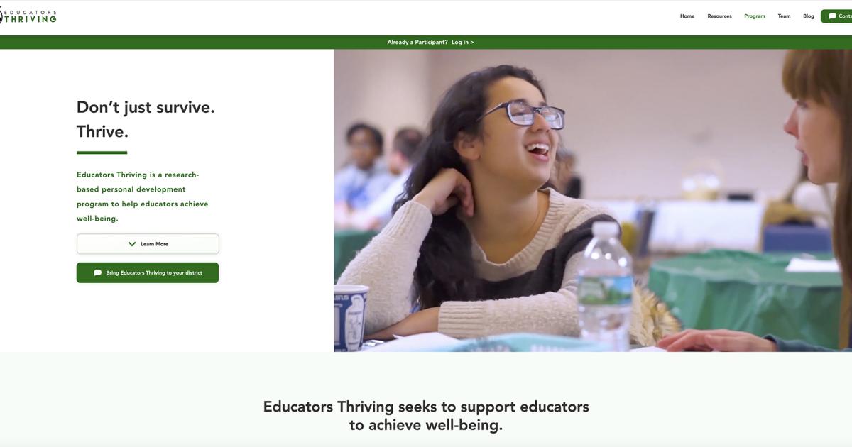 Educators thriving The nuts and bolts of avoiding burnout American